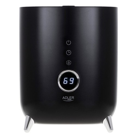 Adler | AD 7972 | Humidifier | 23 W | Water tank capacity 4 L | Suitable for rooms up to 35 m2 | Ultrasonic | Humidification capacity 150-300 ml/hr | Black