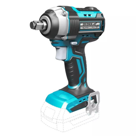 DEDRA DED7146 power screwdriver/impact driver 2300 RPM Black, Blue