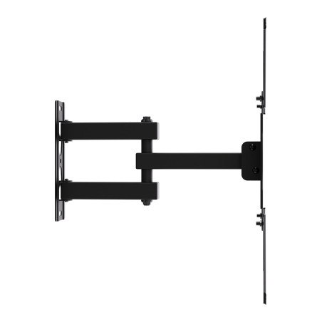 Maclean TV Mount / Bracket, max VESA 400x400, 32-55", up to 25 kg, black, tilt adjustment 0°–-15° and swivel adjustment +90°–-90°, MC-190