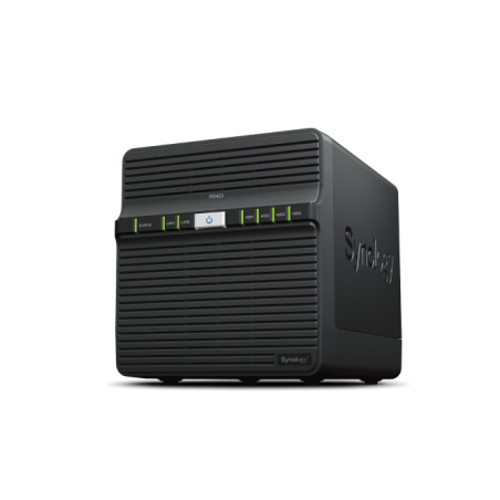 Synology | Tower NAS | DS423 | up to 4 HDD/SSD | Realtek | RTD1619B | Processor frequency 1.7 GHz | 2 GB | DDR4