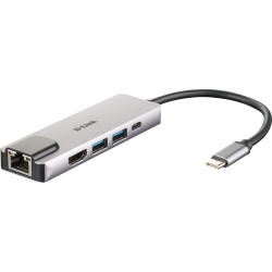 D-Link 5-in-1 USB-C Hub...