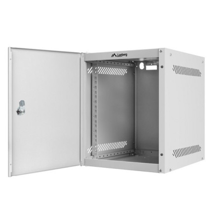 LANBERG 10" WALL-MOUNTED RACK CABINET 6U (280X310, gray)