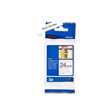 BROTHER TZEN251 24 BLACK ON WHITE NON LA