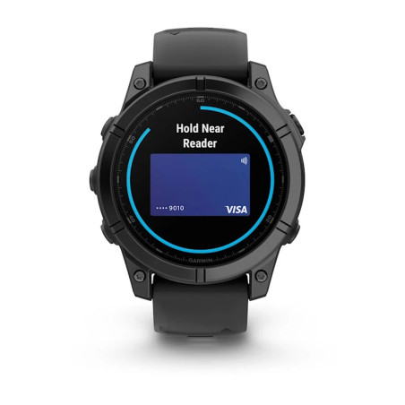 Garmin Fenix E 3.3 cm (1.3") AMOLED 47 mm Digital 416 x 416 pixels Touchscreen Black Wi-Fi GPS (satellite)