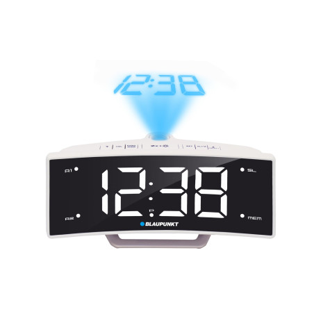 Blaupunkt CRP7WH radio Clock Black, White