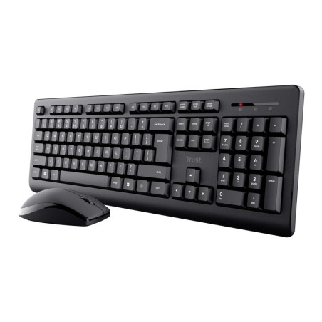 Trust Primo - set (wireless keyboard + wireless mouse), black