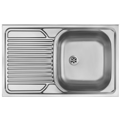 1-bowl steel sink with...
