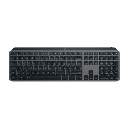 Logitech Master MX Keys Combo for Bussiness keyboard Mouse included Office RF Wireless + Bluetooth QWERTY US International Graphite