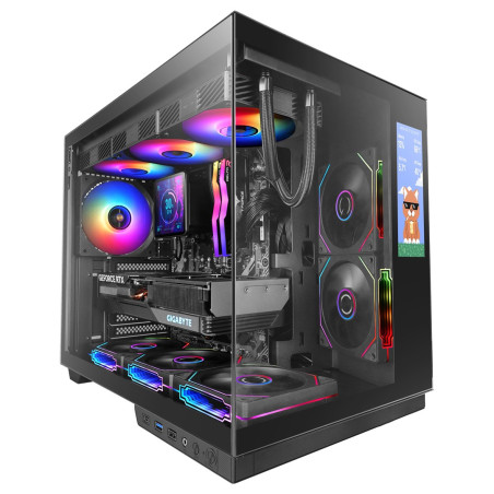 Mars Gaming MCMIRAGE computer case Midi Tower Black