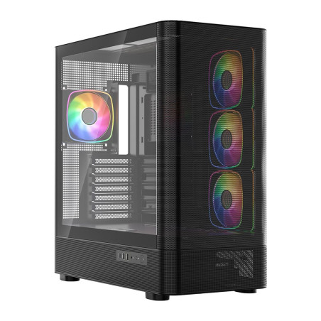 MODECOM Volcano Volcano AQ300 ARGB Midi Black