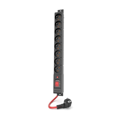 ACAR S8 Black 8 AC outlet(s) 230 V 3m