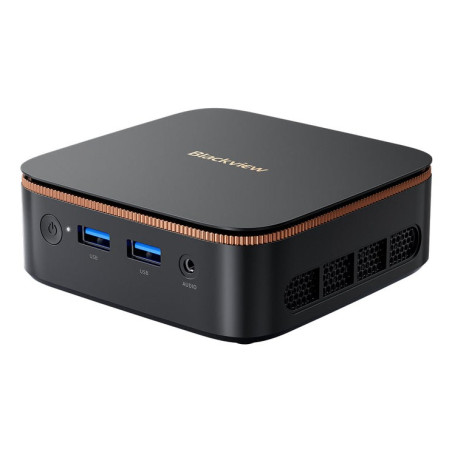 Blackview MP20 Mini PC with Ryzen 3 3300U, 8GB RAM, 256GB SSD, Windows 11 Pro, black