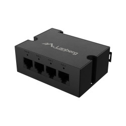 Lanberg DIN-FE4-AT-30W PoE...