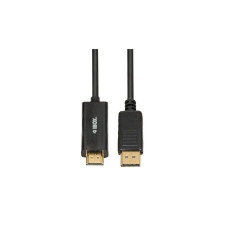 IBox ITVFHDDP012 DisplayPort to HDMI  cable 4K 30Hz 2 m