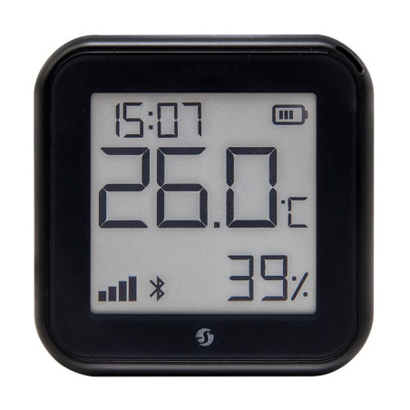 Shelly H&T Gen3 Black Temperature and Humidity Sensor