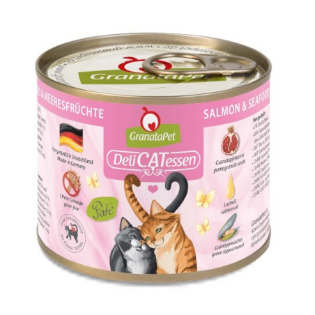 GRANATAPET DeliCATessen salmon and seafood - wet cat food - 200g