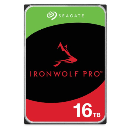 Seagate IronWolf Pro internal hard drive 16 TB 256 MB 3.5" Serial ATA III (ST16000NT001)