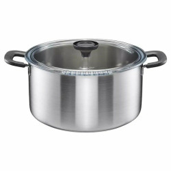 7L stainless steel pot with...