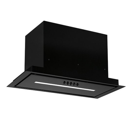MAAN Helios 60 Push Button Undermounted Canopy 595 m3/h, Black