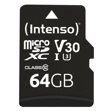 MEMORY MICRO SDXC 64GB C10/W/ADAPTER 3433490 INTENSO
