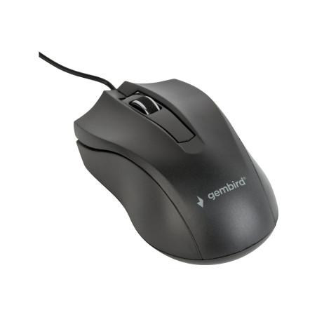 MOUSE USB OPTICAL/BLACK MUS-3B-01 GEMBIRD