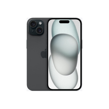 Apple | iPhone 15 | Black | 6.1 " | Super Retina XDR | 2556 x 1179 pixels | A16 Bionic | Internal RAM 6 GB | 128 GB | Dual SIM | 4G | Main camera resolution 48+12 MP | Secondary camera resolution 12 MP | iOS | 17