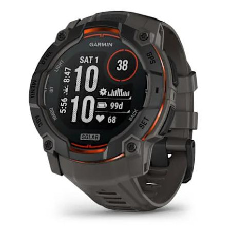 SMARTWATCH INSTINCT 3 SOLAR/BLK/CHARC 010-02935-00 GARMIN