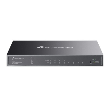 TP-LINK | JetStream 8-Port Gigabit Smart Switch | TL-SG2008P | Web Managed | Desktop | PoE+ ports quantity 4 | Power supply type External