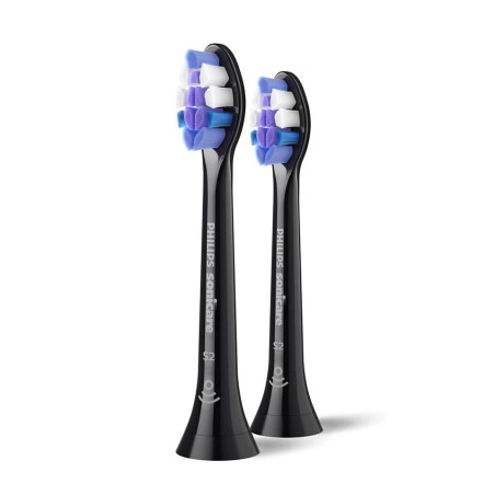 Philips Replacement brush heads | HX6052/88 Sonicare Sensitive | Heads | For adults | Number of brush heads included 2 | Black