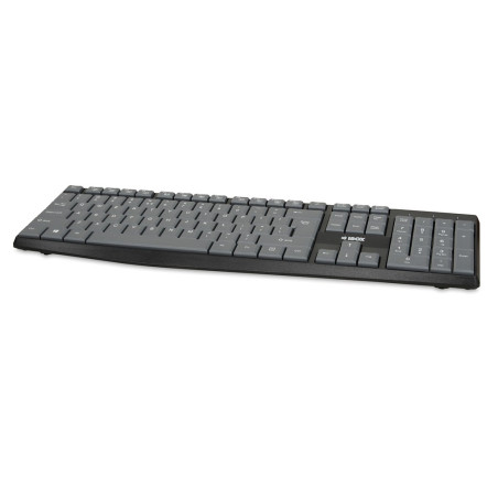iBox IKC2010G keyboard Home USB QWERTY English Grey, Black