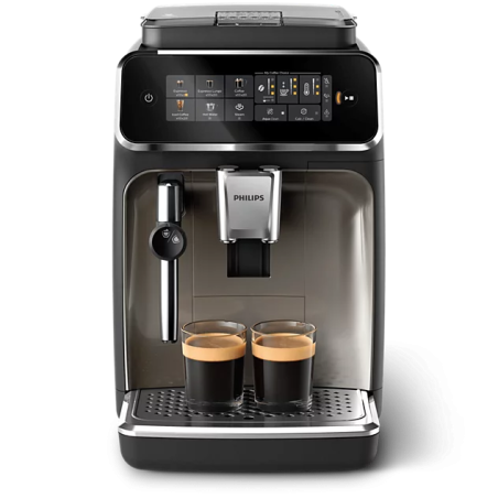 Philips Espresso Coffee Maker | EP3326/90 Series 3300 | Pump pressure 15 bar | Built-in milk frother | Fully Automatic | Black Chrome | 1500 W