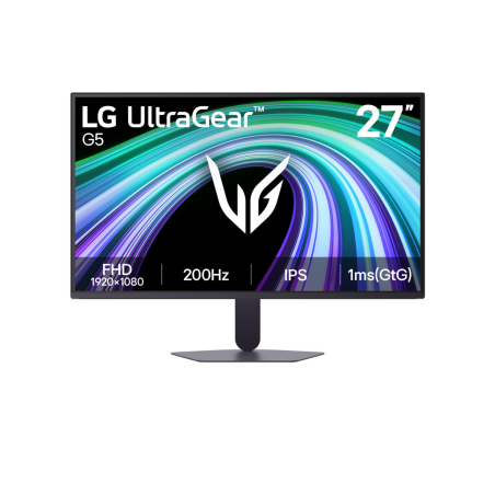 LG 27G523B-B UltraGear G5 | 27 " | IPS | FHD | 16:9 | 200 Hz | 1 ms | 27 pixels | 300 cd/m² | HDMI ports quantity 2