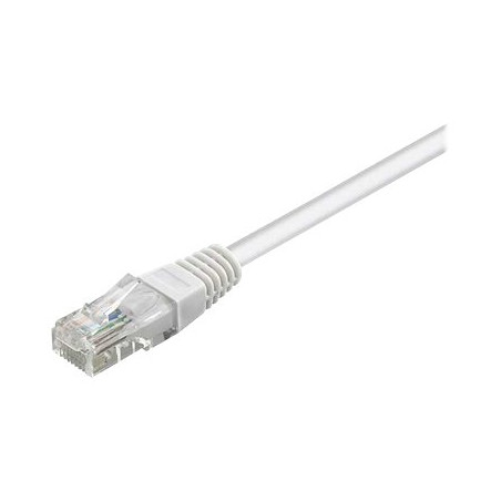 Goobay | CAT 5e patch cable, U/UTP | White RJ45 male (8P8C) | RJ45 male (8P8C)