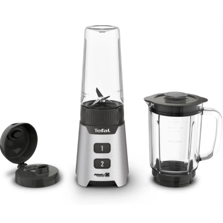 TEFAL Blender | BL16GE30 MiniMix | Tabletop | 400 W | Jar material Glass | Jar capacity 0.7 L | Silver