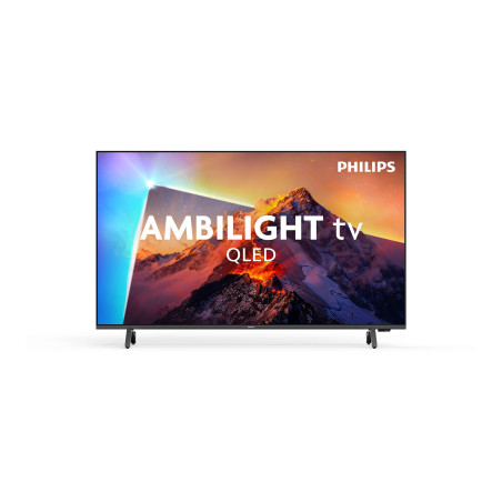 Philips 4K QLED Ambilight TV | 43PQS8611/12 | 43" | Smart TV | TITAN OS | UHD | Black