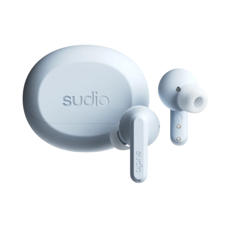 Sudio Earbuds | A3 Pro | Bluetooth | In-ear | Microphone | Powder Blue | Noise canceling | Wireless