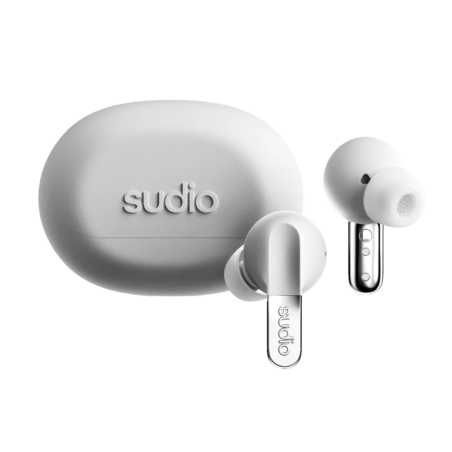 Sudio Earbuds | N3 Pro | Bluetooth | In-ear | Microphone | Chrome White | Noise canceling | Wireless