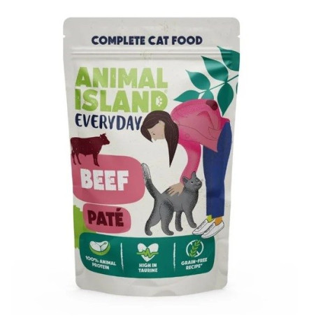 ANIMAL ISLAND Everyday Beef pate - wet cat food - 85g