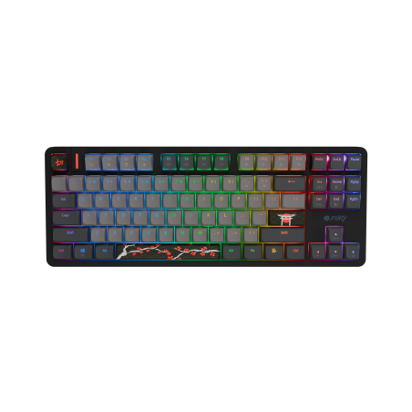 Fury Kanabo K6 | Gaming Keyboard | Wired | US | Linear | Black/Gray