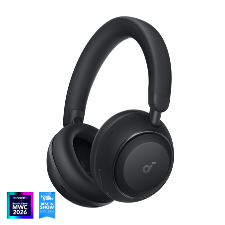 Anker Soundcore Headphones | Space 2 | Over-ear | Microphone | Jet Black | Noise canceling