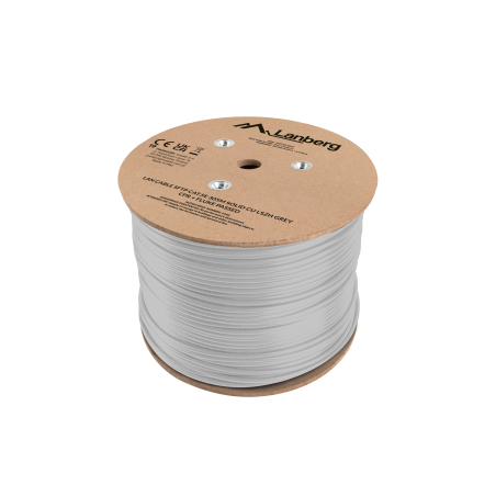 Lanberg Lan Cable Cat.5e SFTP 305M Solid CU LSZH Grey CPR+ Fluke Passed | LCS5L-11CU-0305-S