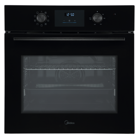 Midea Oven | MBO65M80D2-BK | 70 L | Electric | Aqua Clean/Hydro Clean | Mechanical | Convection | Height 59.5 cm | Width 57.5 cm | Black