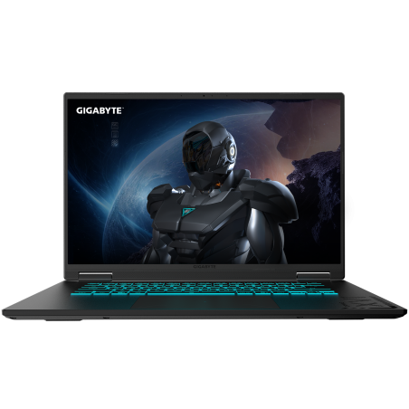 Gigabyte A16 GAMING 3WHK3EEC94SH | Black Steel | 16 " | IPS | WQXGA | 2560 x 1600 pixels | 165 Hz | AMD Ryzen 7 | 260 | 16 GB | Solid-state drive capacity 1000 GB | NVIDIA GeForce RTX 5070 | GDDR7 | 8 GB | Windows 11 Home | 802.11ax | Bluetooth version 5.3 | Keyboard language English | Keyboard backlit | Warranty 24 month(s) | Battery warranty 12 month(s)