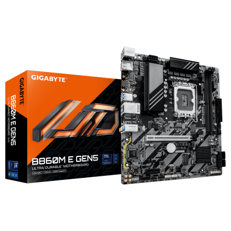 Mainboard|GIGABYTE|Intel B860|LGA 1851 (Socket V1)|micro ATX|RAM DDR5-SDRAM|2xSlots|2xNumber of M.2 (M) slots|B860MEGEN5