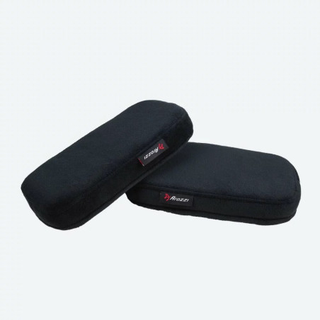 Arozzi Memory Foam Armrest Pads | 270x135x40 mm | Black