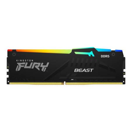 Kingston KF564C32BBEA-16 16GB 6400MT/s DDR5 CL32 DIMM FURY Beast Black RGB EXPO | Kingston