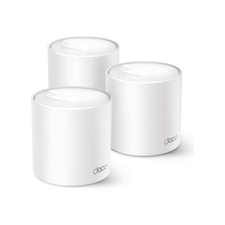 TP-LINK | AX1500 Whole Home Mesh Wi-Fi 6 System | Deco X10 (3-pack) | 802.11ax | 10/100/1000 Mbit/s | Mesh Support Yes | MU-MiMO Yes | No mobile broadband | Antenna type Internal