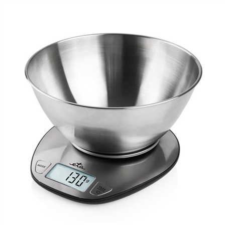 ETA | Kitchen scale | ETA677890000 Dori | Maximum weight (capacity) 5 kg | Graduation 1 g | Display type LCD | Stainless steel
