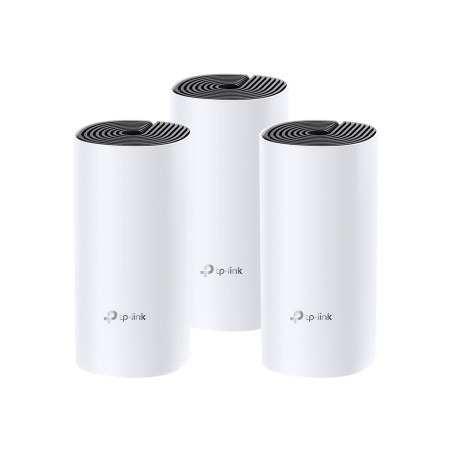 TP-LINK | Whole Home Mesh WiFi System | Deco M4 (3-Pack) | 802.11ac | 300+867 Mbit/s | 10/100/1000 Mbit/s | Mesh Support Yes | MU-MiMO Yes | No mobile broadband | Antenna type 2xInternal | No
