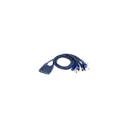 Aten 4-Port USB VGA/Audio Cable KVM Switch | Aten | 4-Port USB VGA/Audio Cable KVM Switch (0.9m, 1.2m)